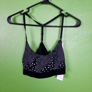 Pair of Thieves Women's The Chandler Strip Scoop Poka Dot Bralette Size Large